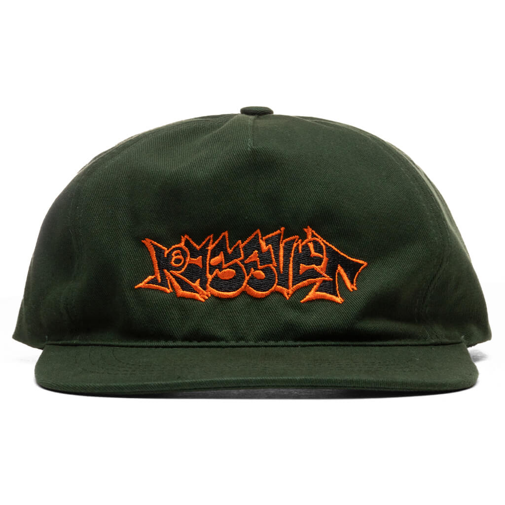 Graffiti Logo Cap - Dark Green