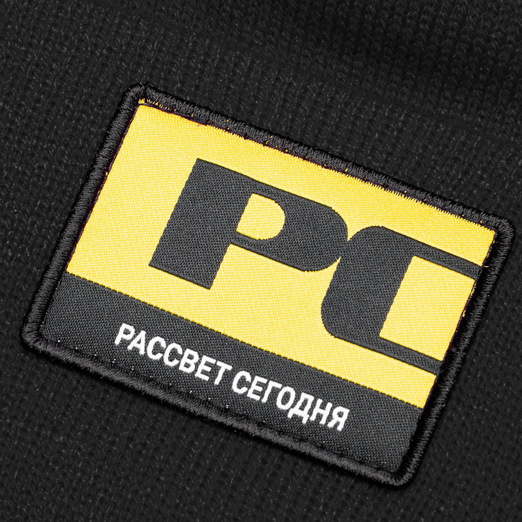 PC Logo Patch Beanie - Black