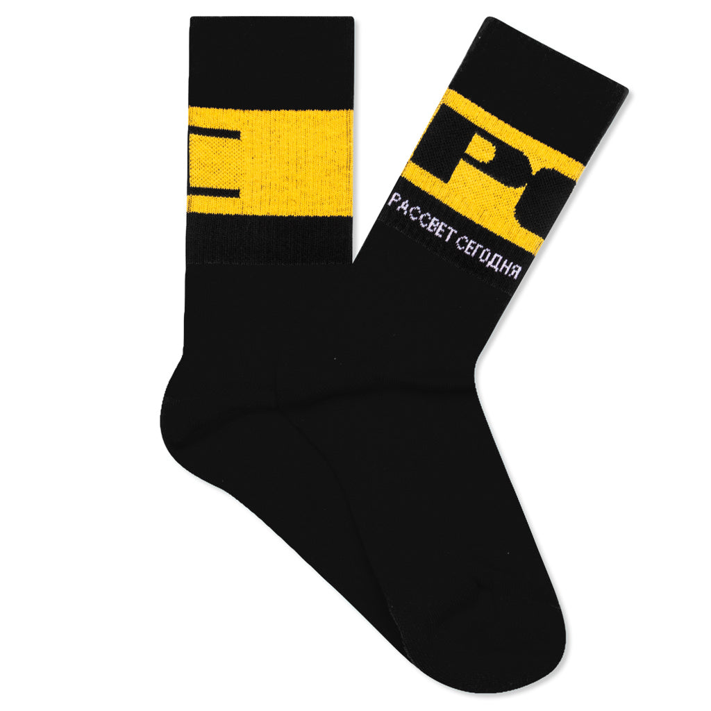 PC Logo Sport Socks - Black