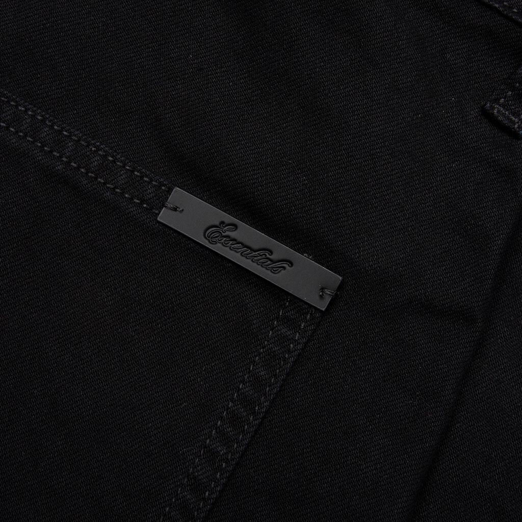 Raw Cut 5-Pocket Short - Overdyed Black