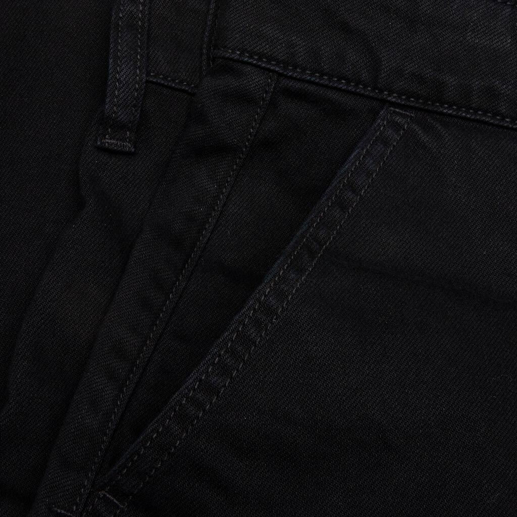 Raw Cut 5-Pocket Short - Overdyed Black