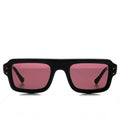 Flacko Puffer - Black Frame/Dark Violet Lens