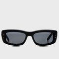 Kiliane Puffer - Black Frame/Dark Grey Lens