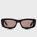 Kiliane Puffer - Transparent Brown Frame/Dark Brown Lens