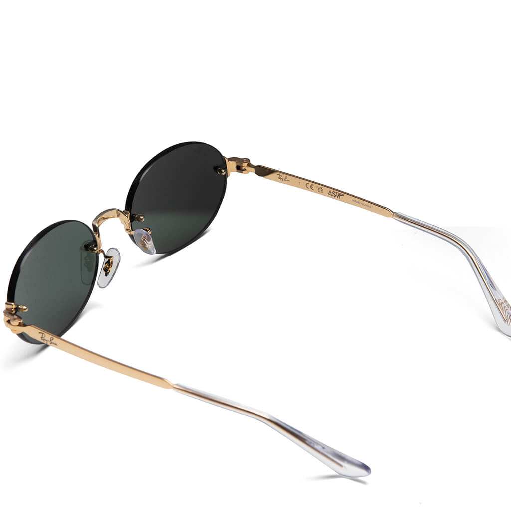Rimless Oval - Arista/Dark Green