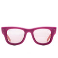 Wayfarer Puffer - Pink Frame/Rose Gold Mirror Lens