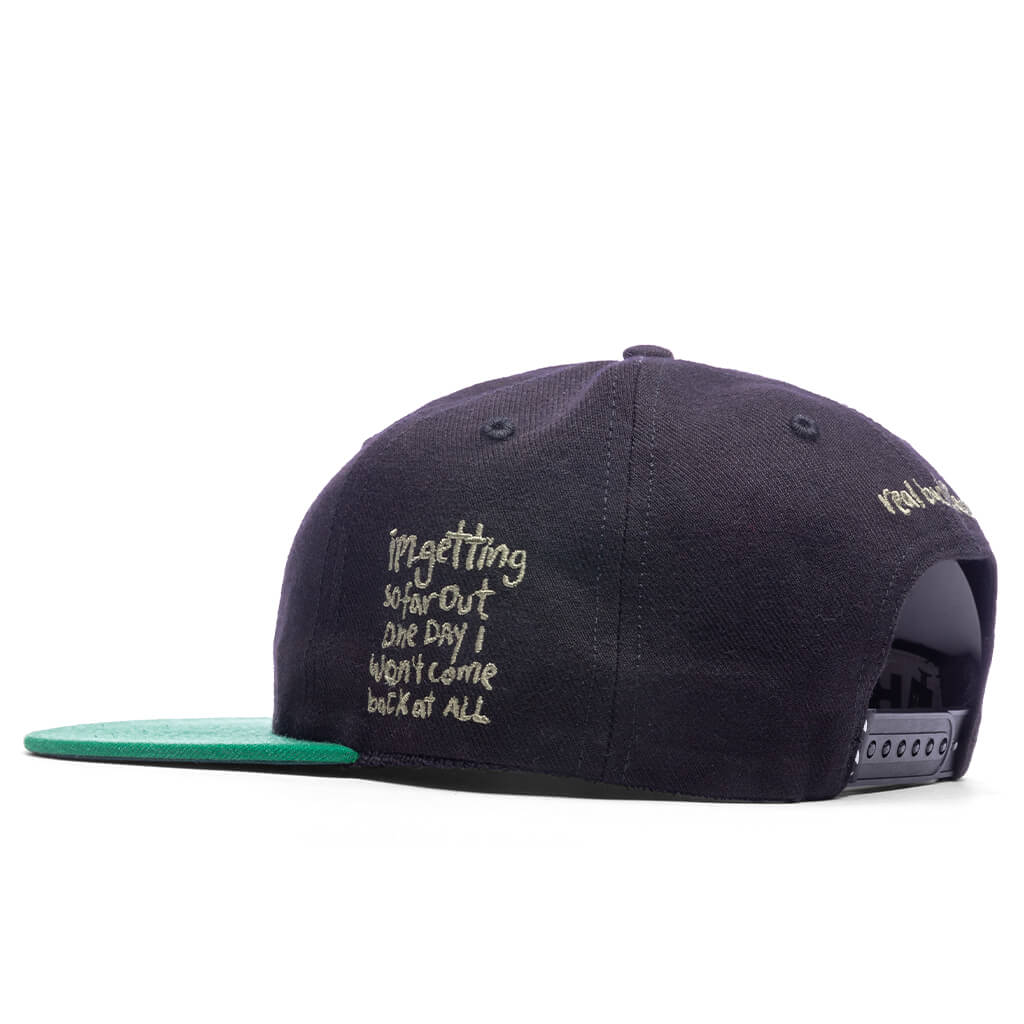 So Far Out 6 Panel - Charcoal/Green