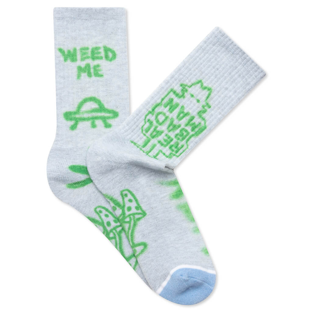 Weed Me Socks 2 Pack - Heather