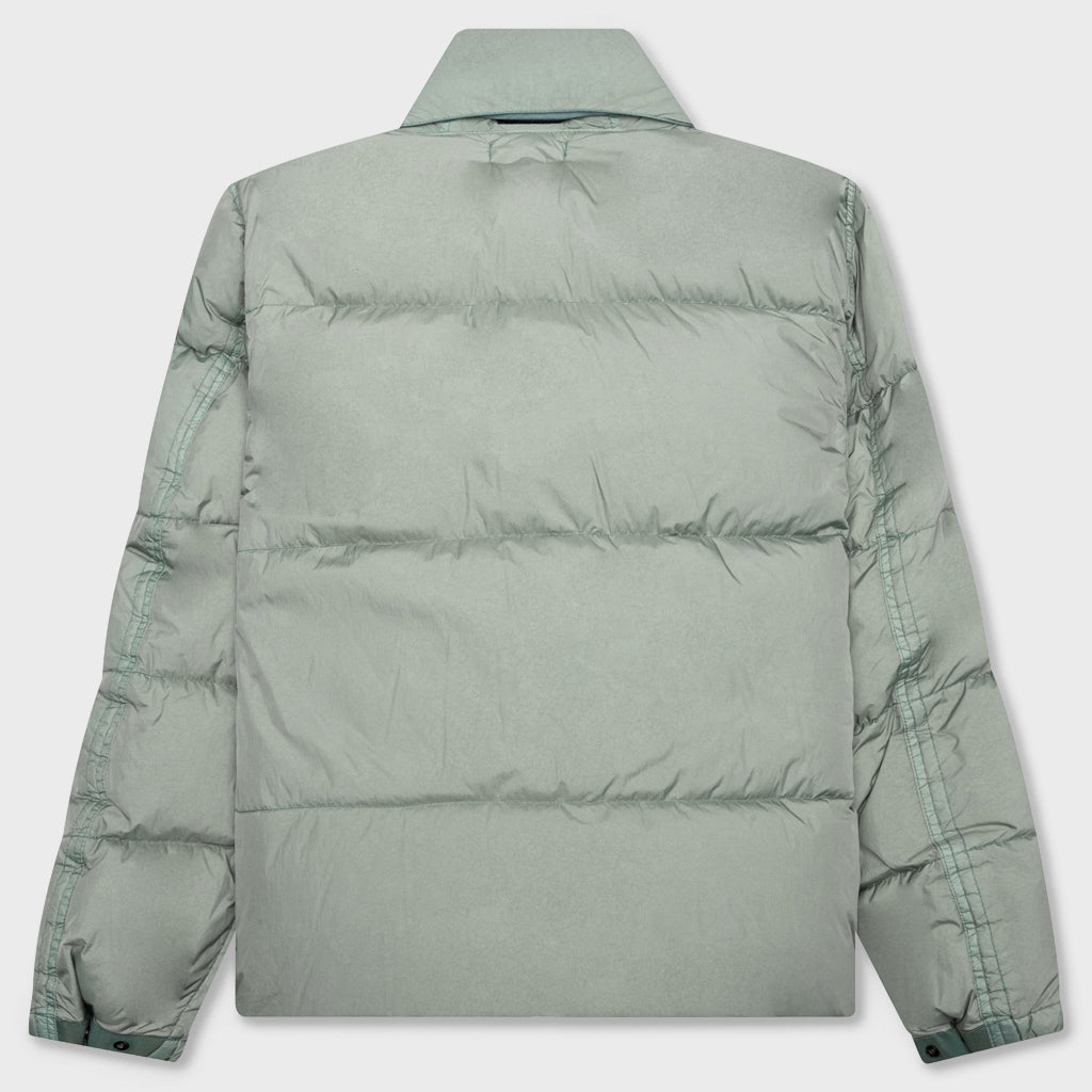 Real Feather Jacket - Sage