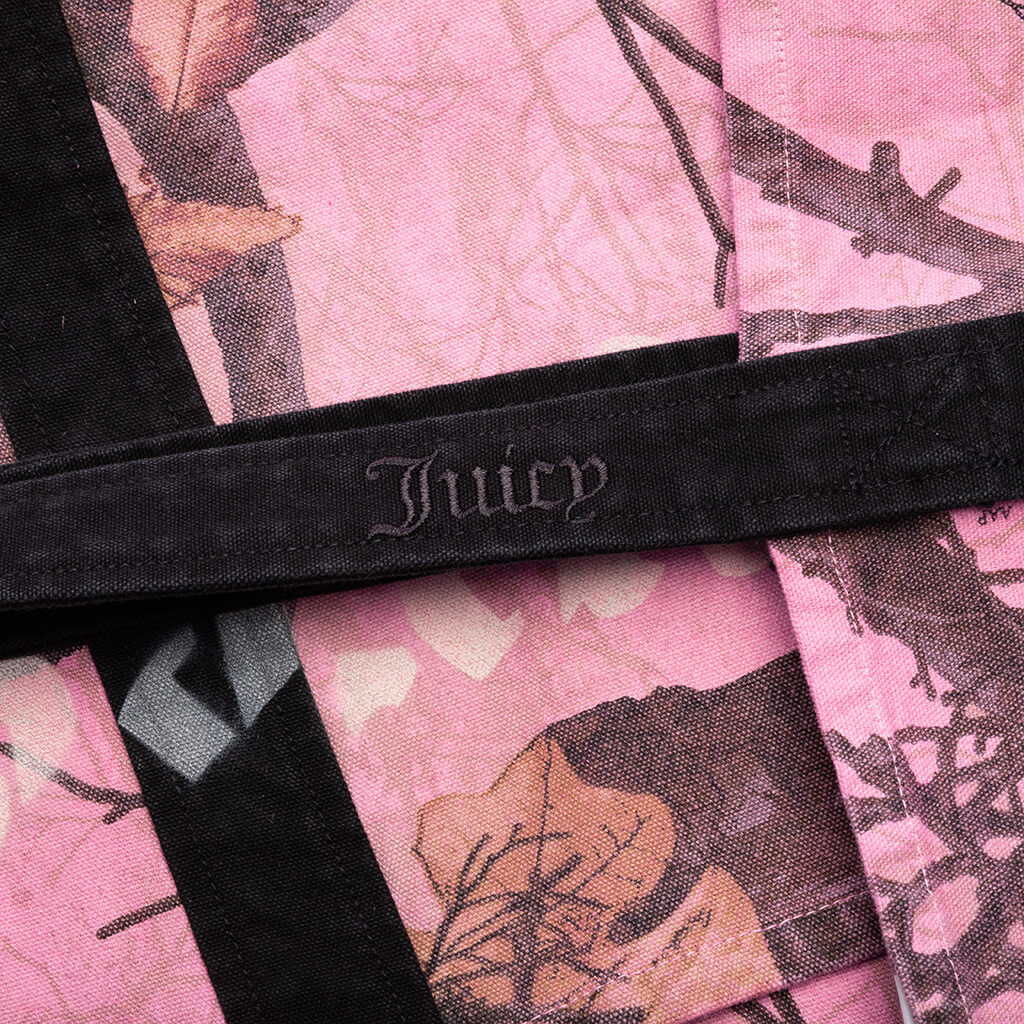 Realtree Canvas Tote - Pink Edge