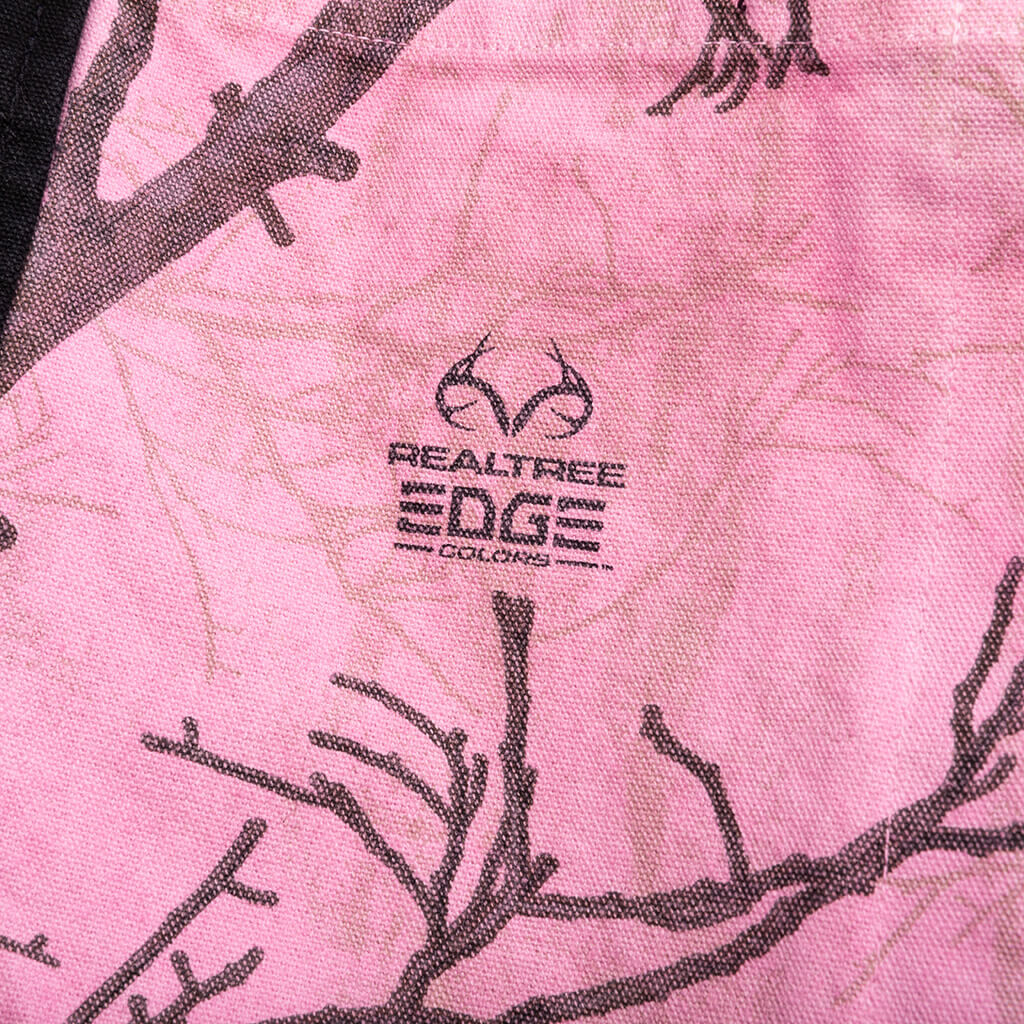 Realtree Canvas Tote - Pink Edge