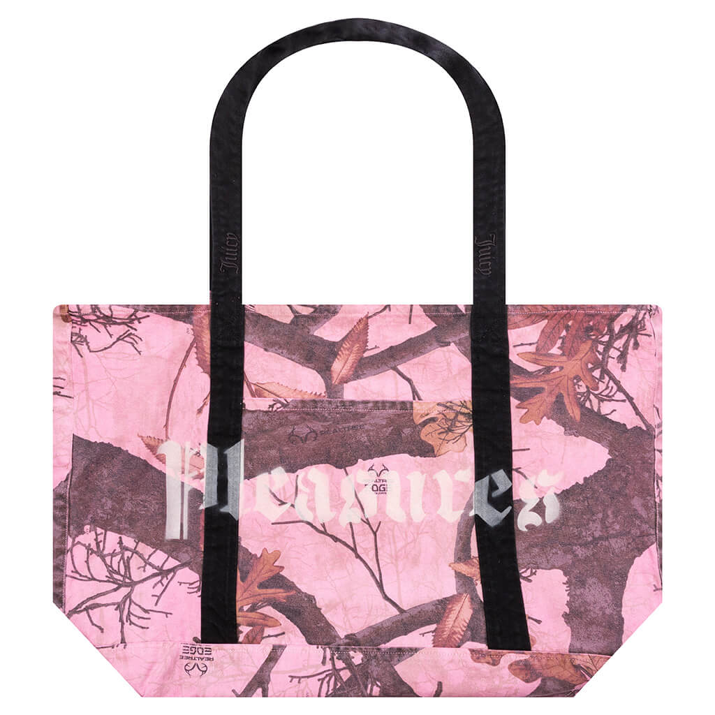 Realtree Canvas Tote - Pink Edge