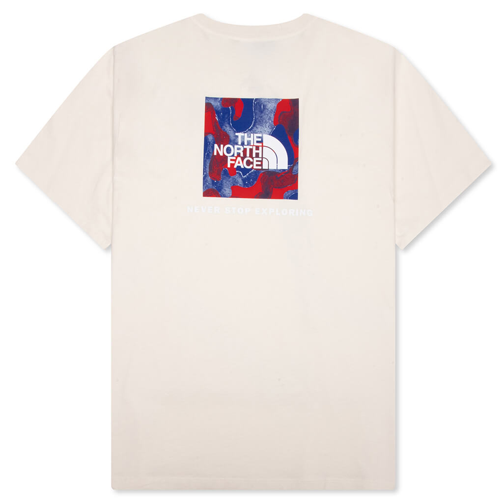 Red White & Blue Regular S/S Tee - White Dune