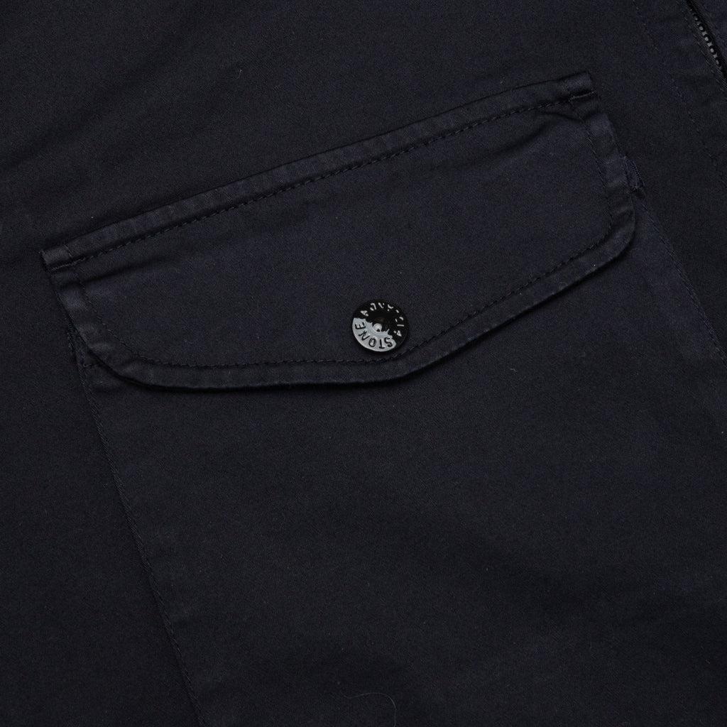 Regular Fit Overshirt - Navy Blue