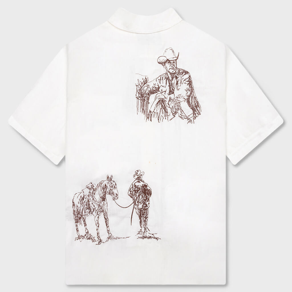 Remember Me Camp Shirt - Ivory