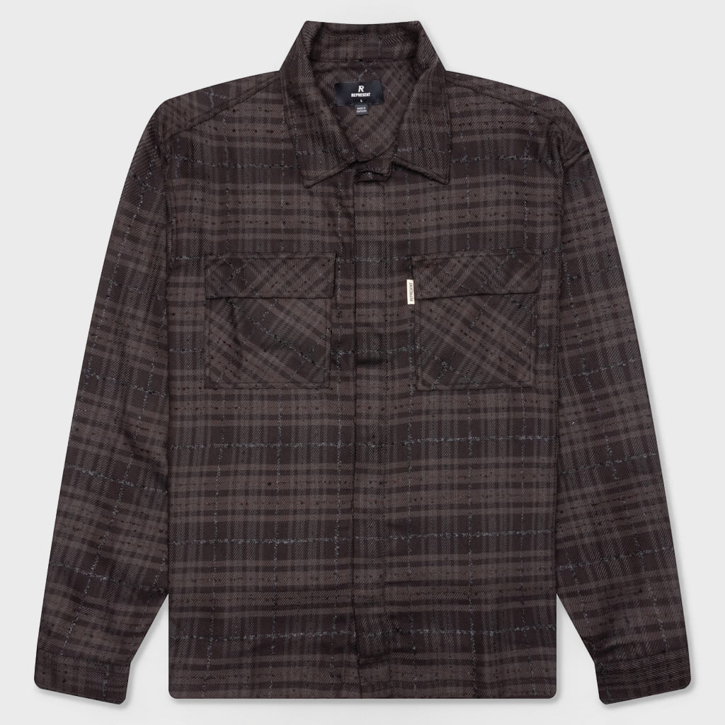 Rep Flannel Shirt - Coffee