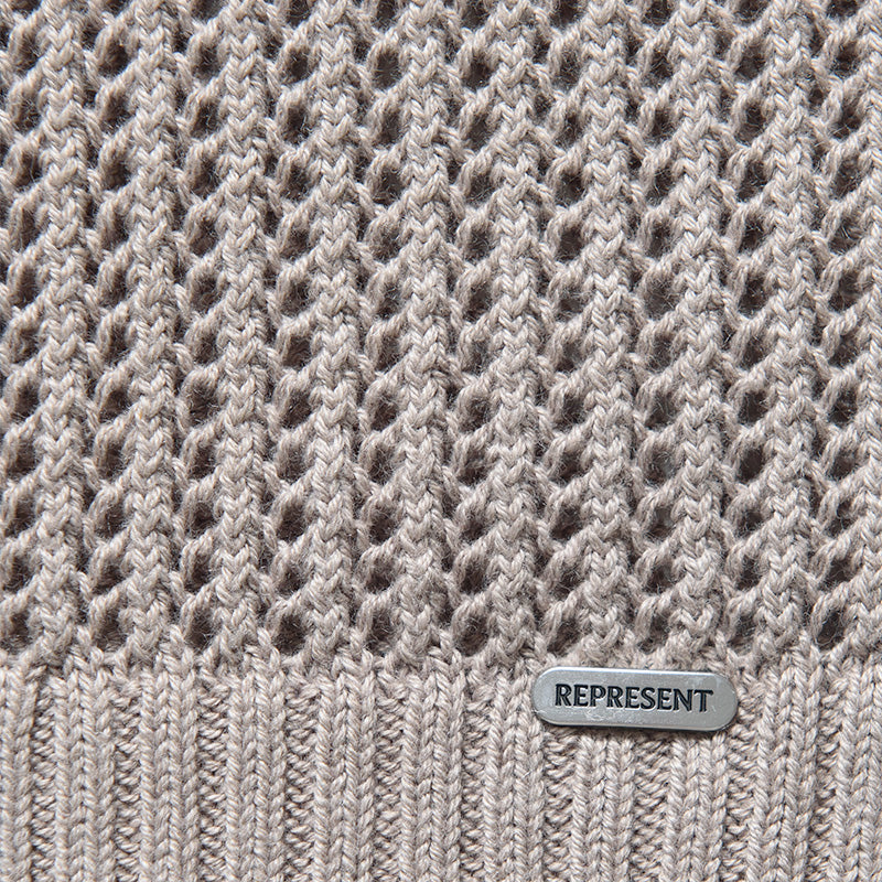Represent Beverly Knit Polo - Vintage Khaki