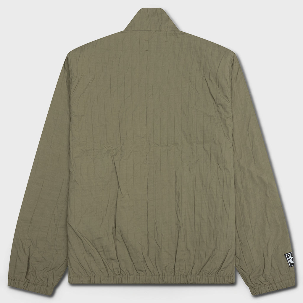 Rescue Pleated Track Jacket - Olive