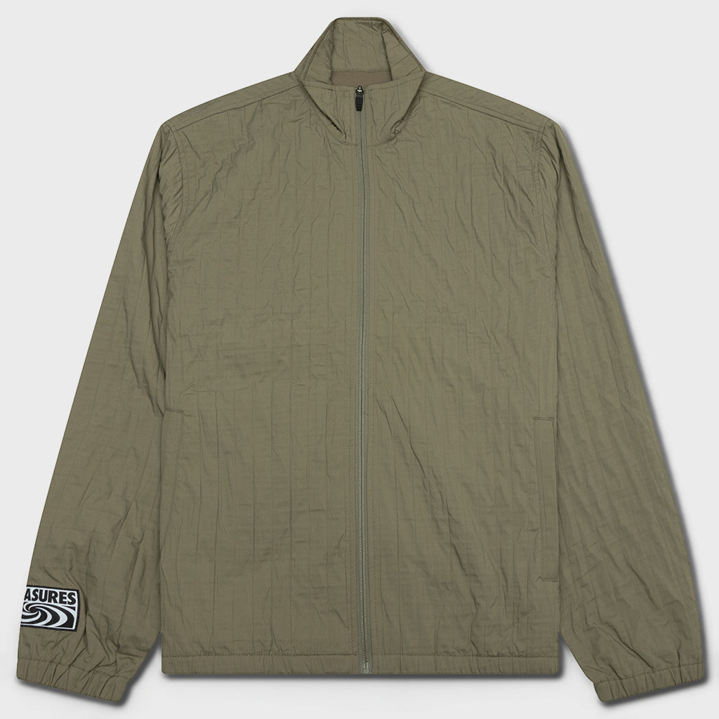 Rescue Pleated Track Jacket - Olive