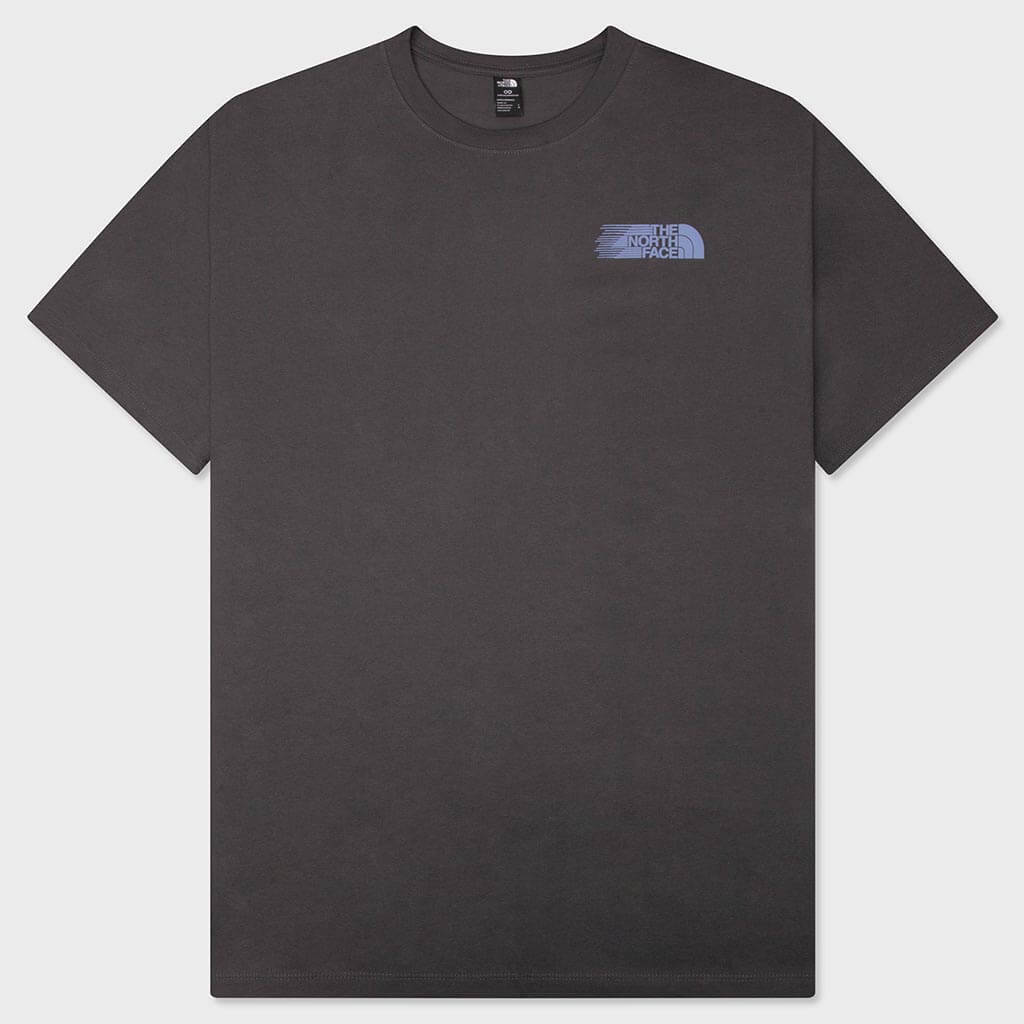 Retro Trail Relaxed Graphic S/S Tee - Anthracite Grey