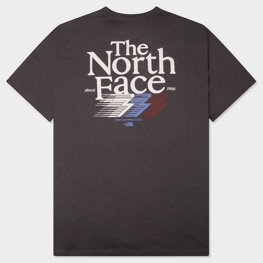 Retro Trail Relaxed Graphic S/S Tee - Anthracite Grey