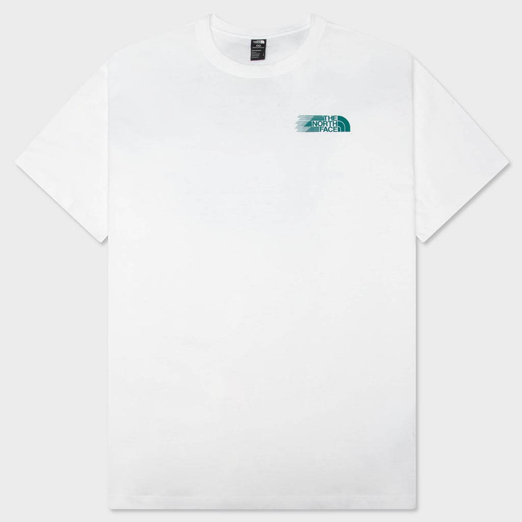 Retro Trail Relaxed Graphic S/S Tee - White