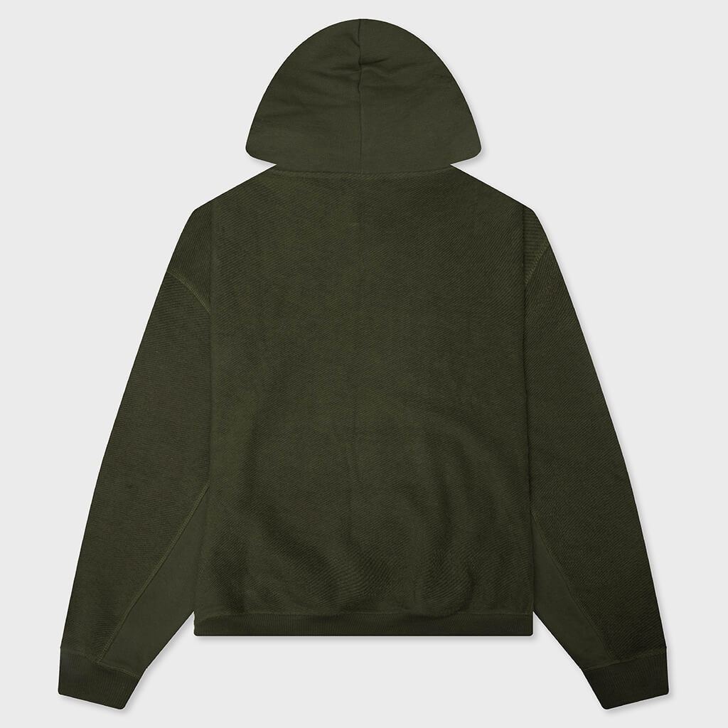 Reverse Hoodie - Winter Moss