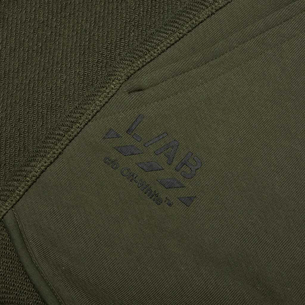 Reverse Open Hem Pant - Winter Moss