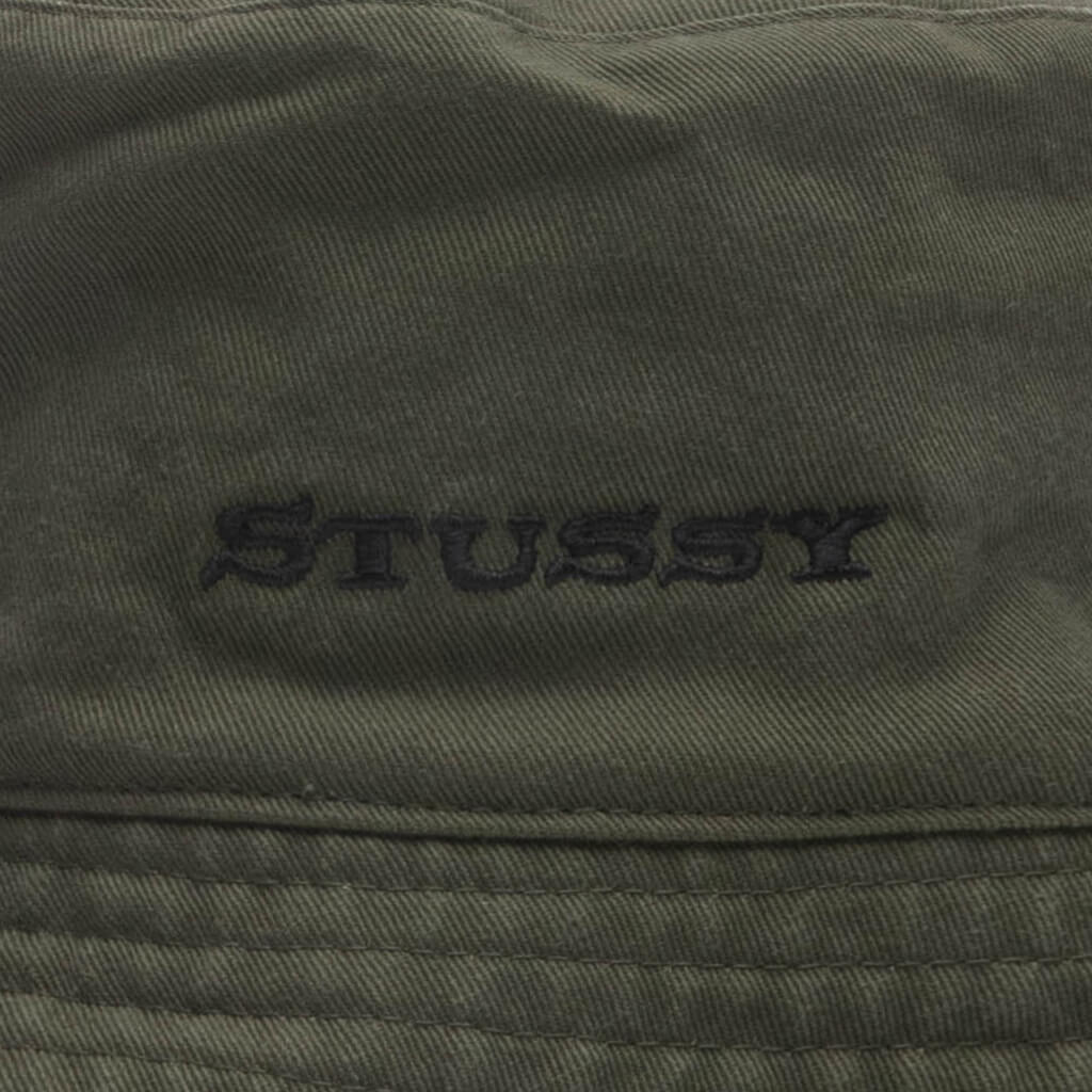 Reversible Stock Bucket Hat - Black/Olive