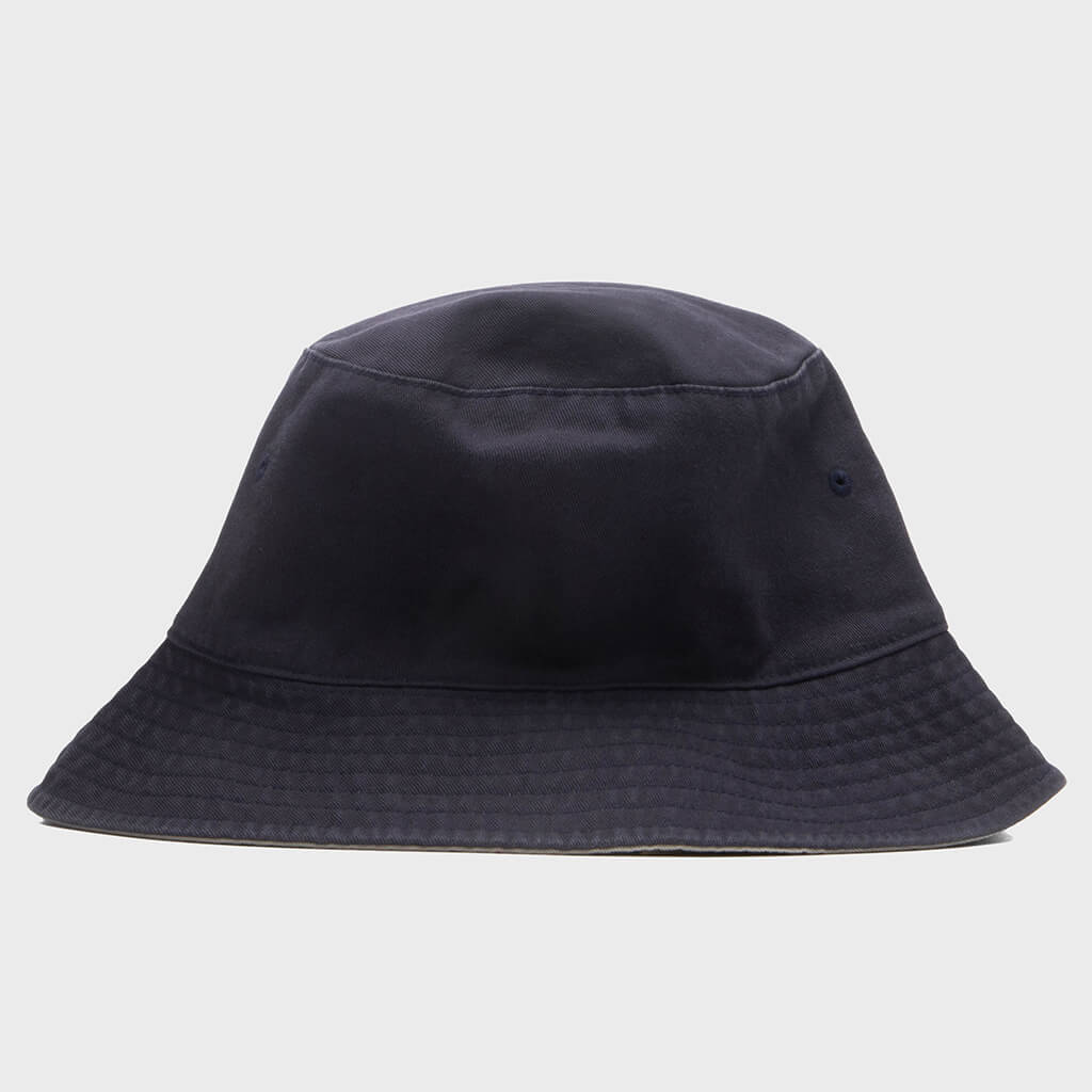 Reversible Stock Bucket Hat - Navy/Stone
