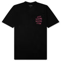 Rhinestone Mind Games Tee - Black/Pink