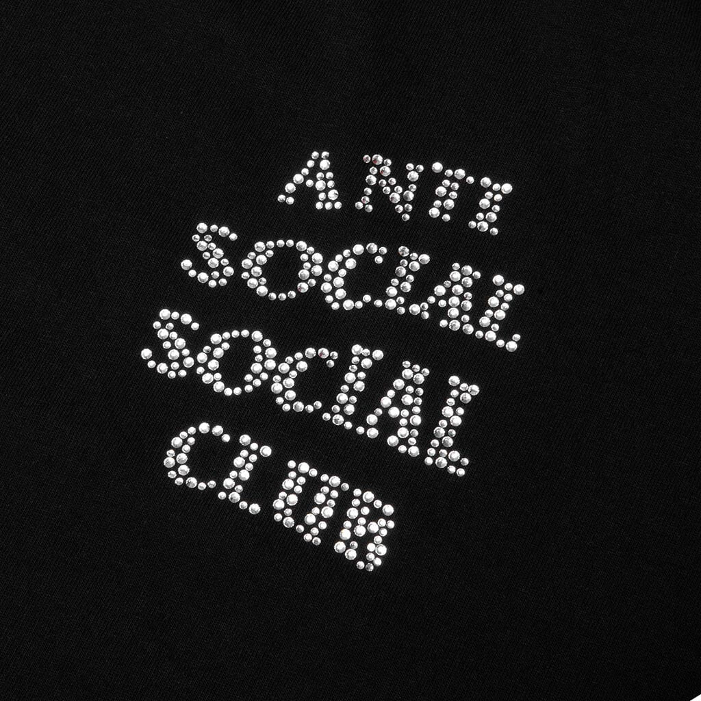 Rhinestone S/S Tee - Black