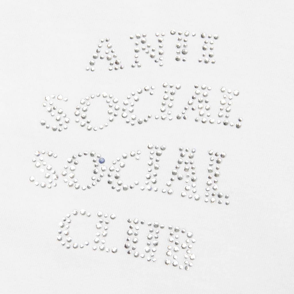 Rhinestone S/S Tee - White