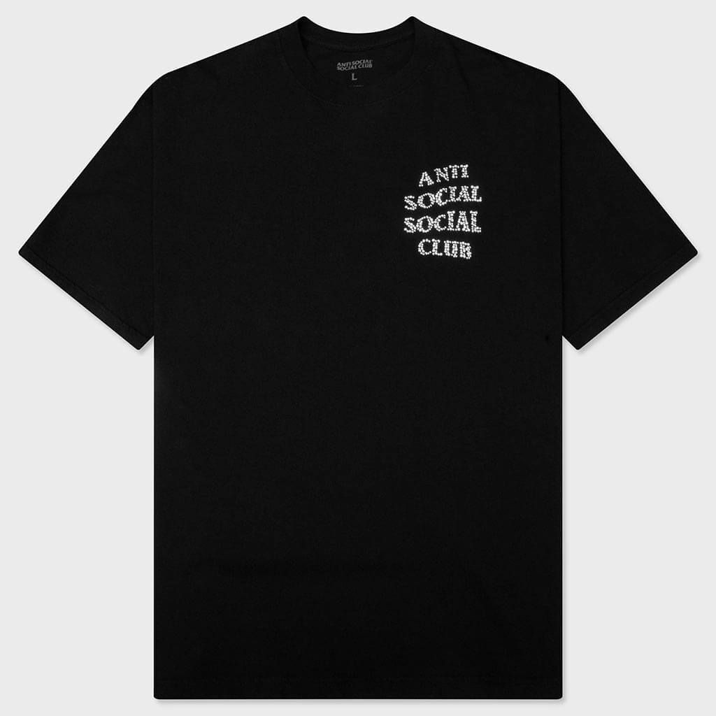 Rhinestone S/S Tee - Black