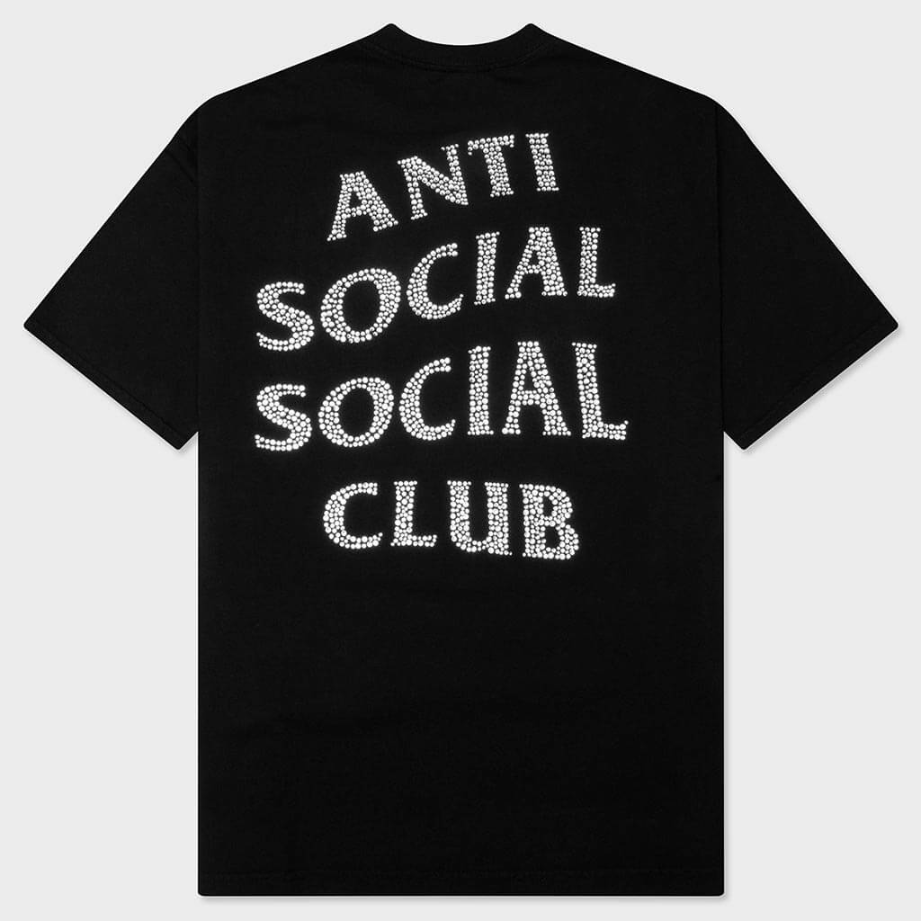 Rhinestone S/S Tee - Black