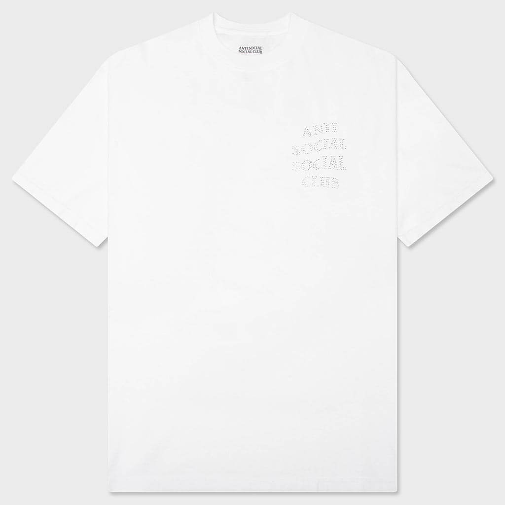 Rhinestone S/S Tee - White