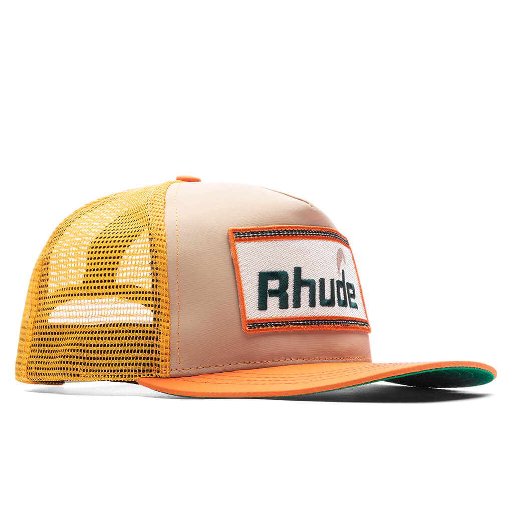 Cheval Hat - Orange/Tan