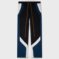 Color Blocked Track Pant - Black/Cream