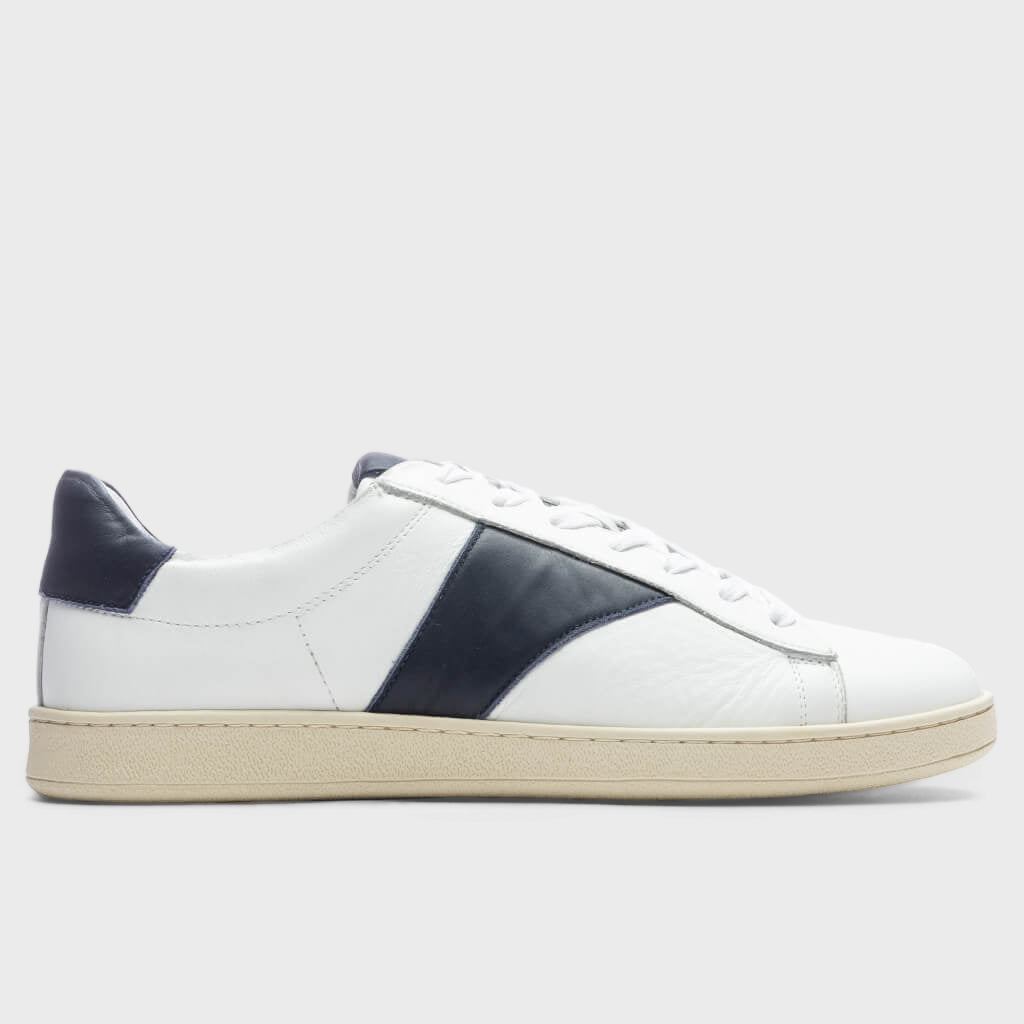 Court Shoe - White/Navy