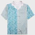 Multi Paisley Button Down - Green/Blue
