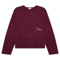 Reverse L/S Tee - Bordeux