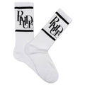 Scramble Logo Sock - White/Black