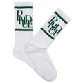 Scramble Logo Sock - White/Forest Green