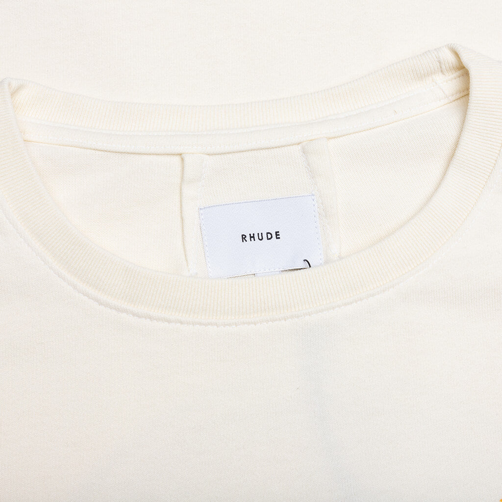 Rhude Tabaco Tee - Vintage White
