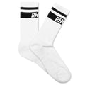Two Stripe Logo Sock - White/Black