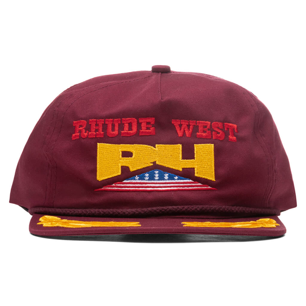 Wild West Hat - Maroon
