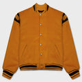 Wool Lightning Bomber - Mustard