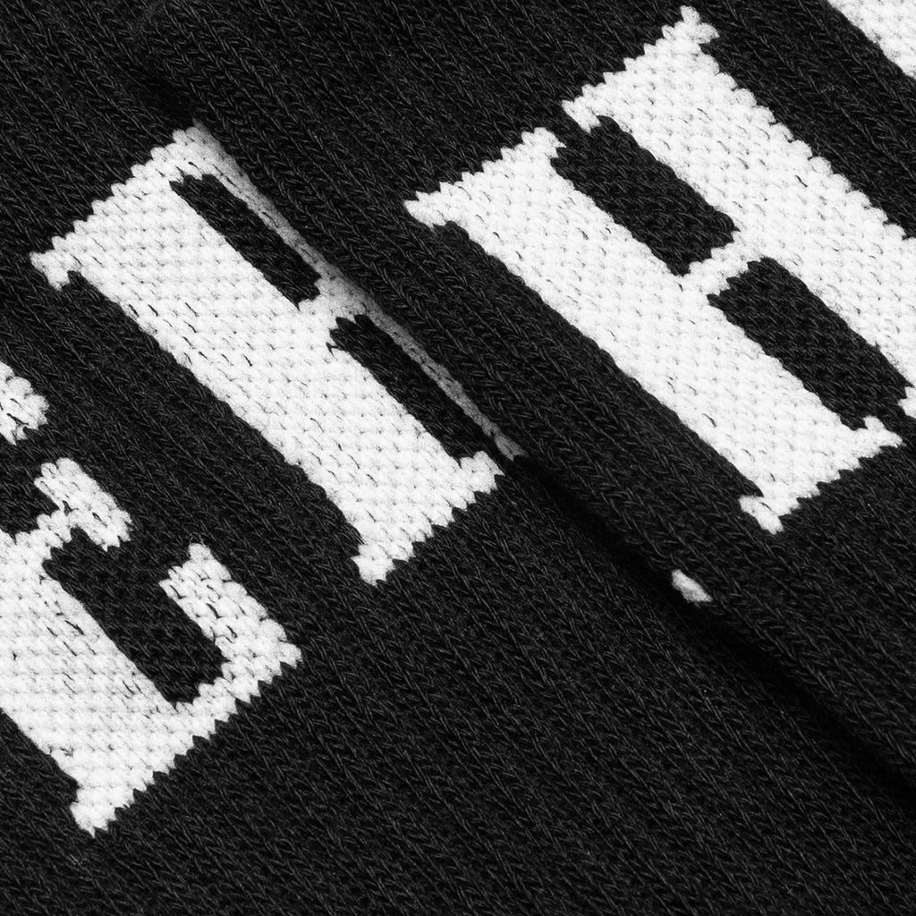 Wrap Logo Sock - Black