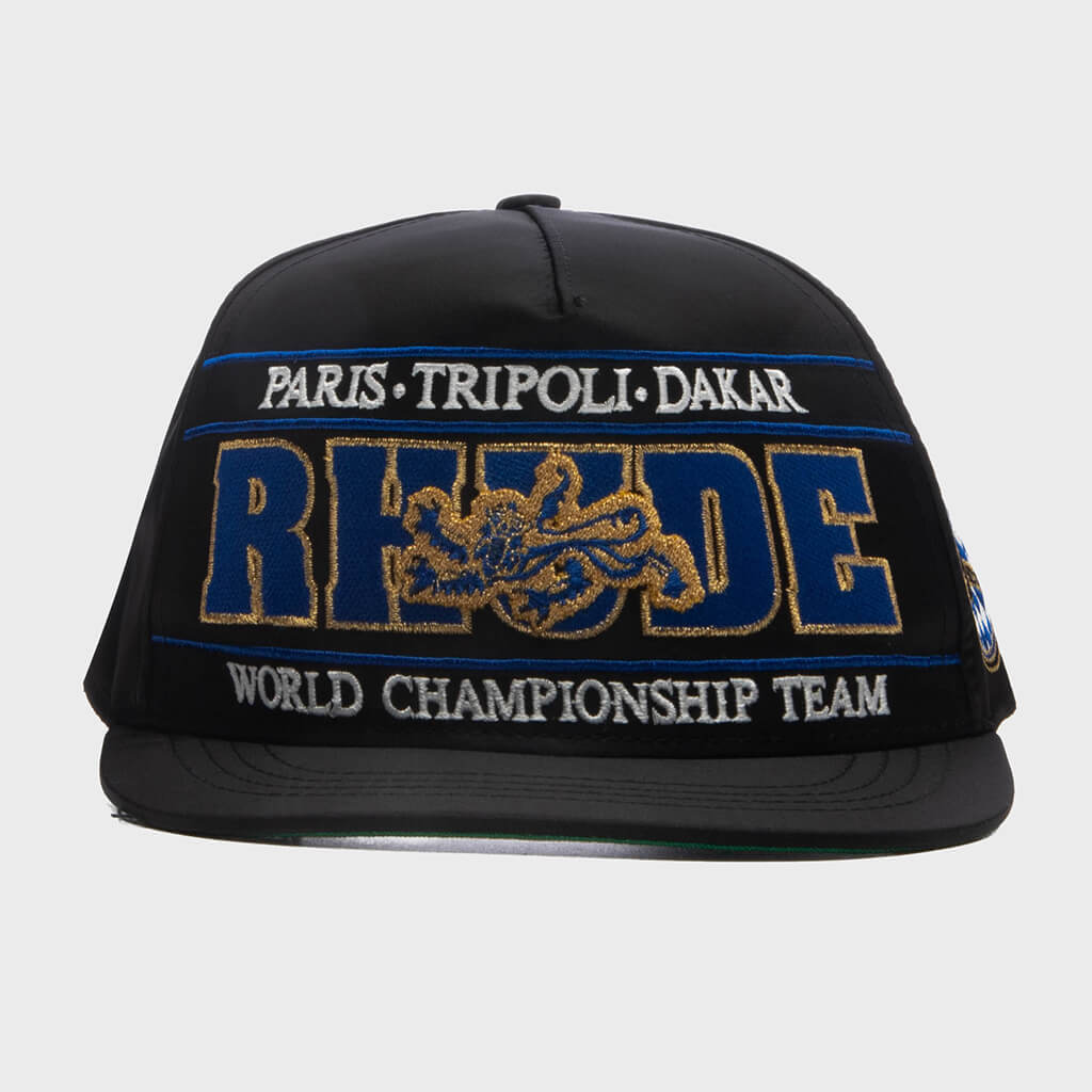 Rhude Chrono Hat - Black/Blue/Gold