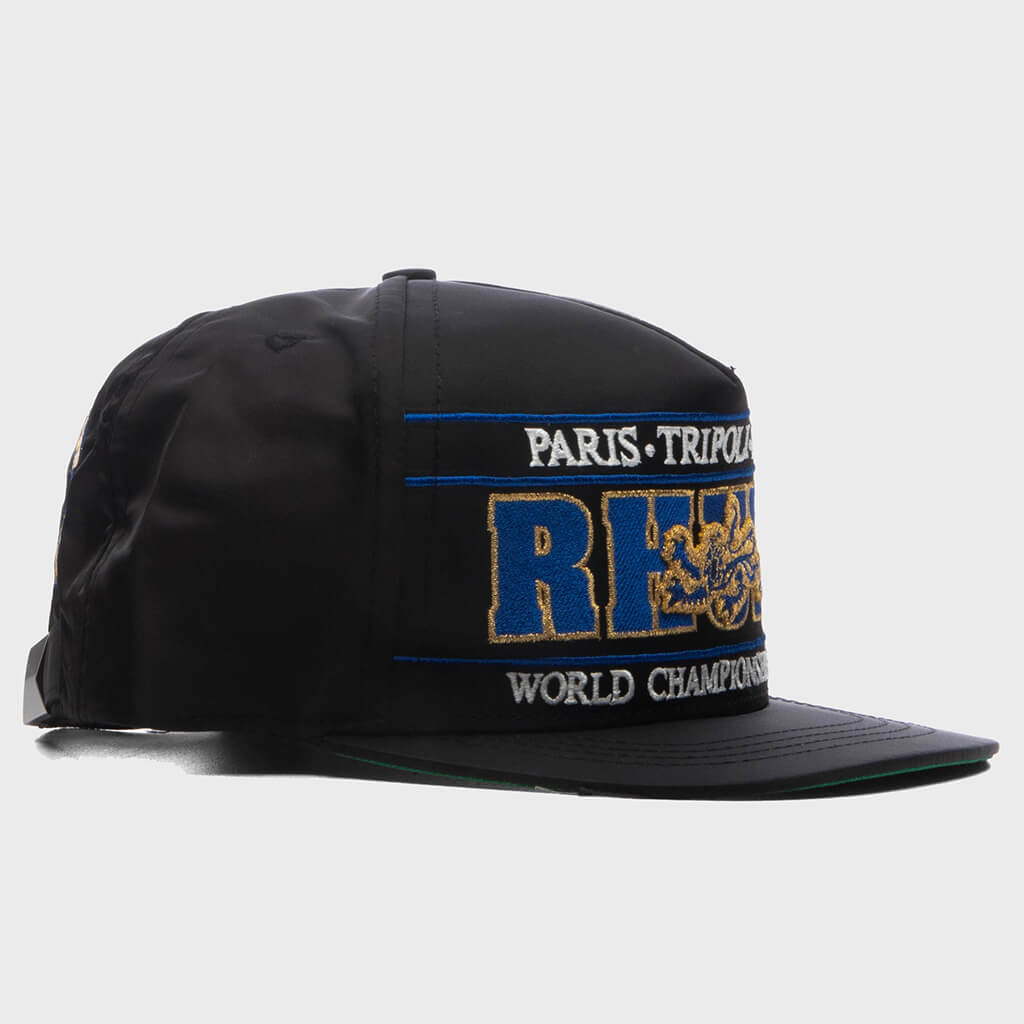 Rhude Chrono Hat - Black/Blue/Gold